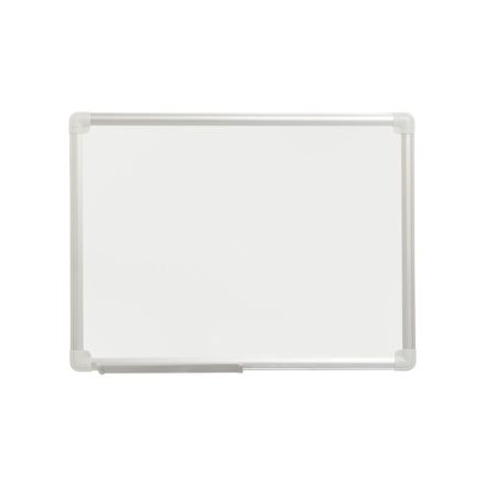 Lavagna magnetica bianca - cornice in alluminio - 45x60 cm