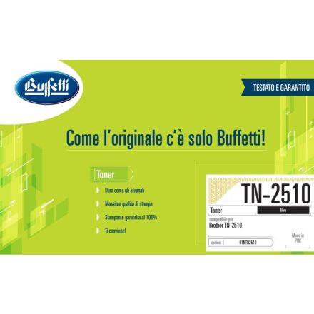 Brother Toner - Compatibile TN-2510 - Nero - 1.200 pag