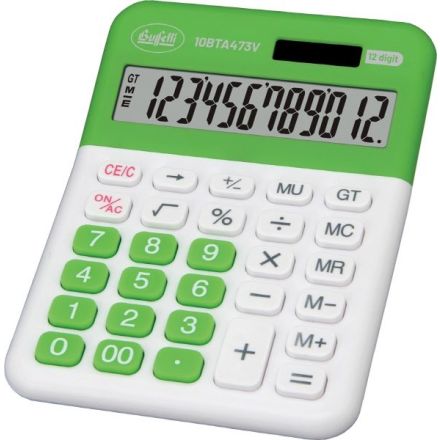 Calcolatrice da tavolo BTA473 - verde - 12 digit