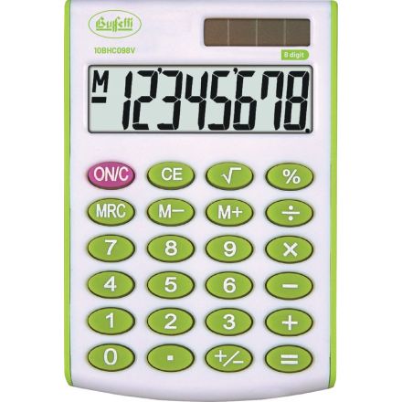 Calcolatrice tascabile BHC098V - verde - 8 digit