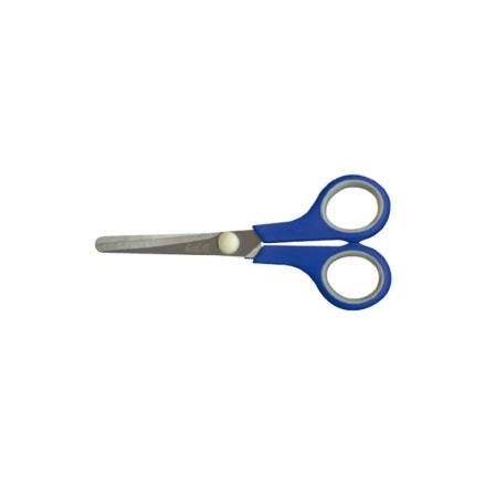 Forbici impugnatura soft antiscivolo - Lunghezza lama 15 cm - punta arrotondata
