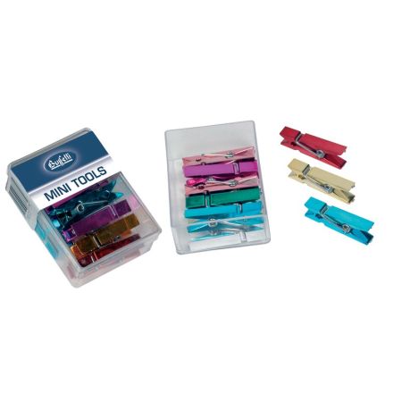 Mini mollette colorate - colori assortiti