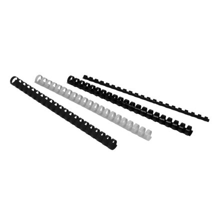 Dorsi plastici a 21 anelli - nero - Dorso 51 mm