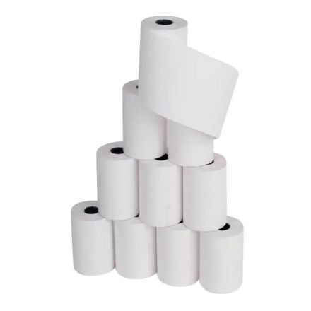 Rotoli pos in carta termica 57 mm x 20 m x 12 mm - 55 g - SENZA BISFENOLI