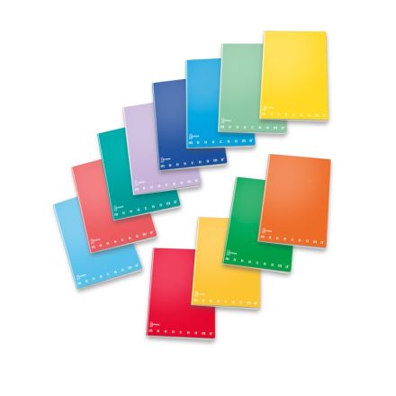 Maxiquaderni Monocromo alta foliazione - Rigatura Q - Quadretto elementari - 100 g - copertine assortite