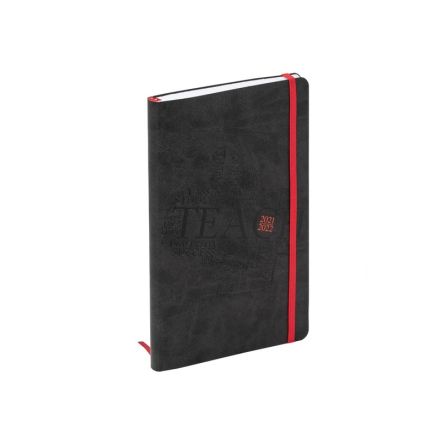 Agenda bigiornaliera per Insegnanti 12 mesi - 2025/2026 - 13x21 cm - nero