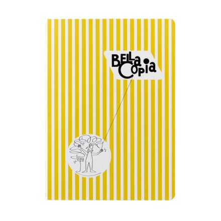 Taccuino BELLA COPIA 14,8 x 21 cm. - giallo