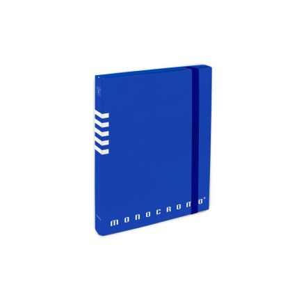 Portaprogetti MONOCROMO dorso 3 cm. - blu