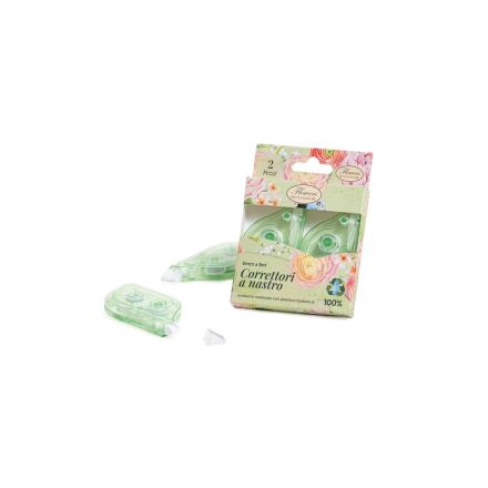 Confezione 2 correttori a nastro NATURE FLOWERS