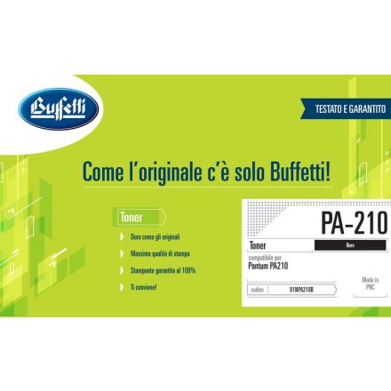 Toner Pantum - Compatibile PA-210 - Nero - 1.600 pag