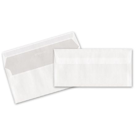 Buste commerciali senza finestra - Chiusura taglio a trapezio - 11x23 cm 70 g - conf. 50 pz.