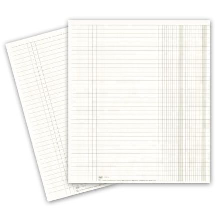 Registro Giornale a 2 colonne - 44 pagine - 31x24,5 cm