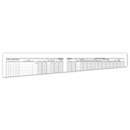 Registro Onorari e spese per professionisti e artisti (Giornale di contabilità con classificazione incassi e pagamenti) - 19 pagine prenumerate - 24x31,5 cm