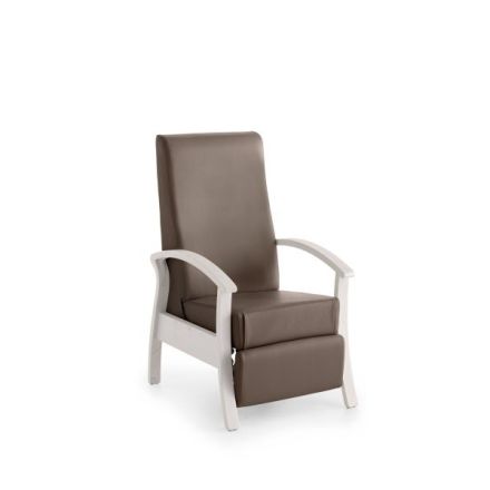 Sedia 08 trasformabile in chaise longue.Silver Age Collection