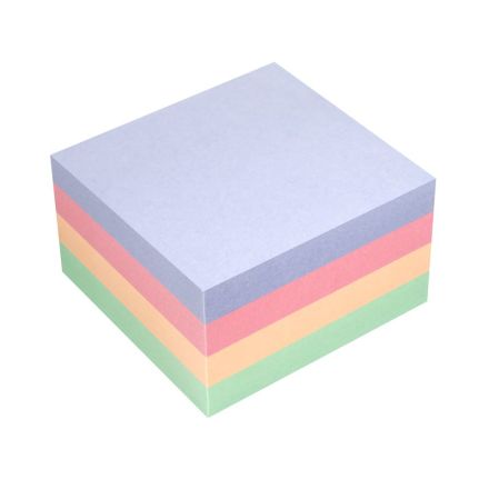 Cubi di foglietti adesivi riposizionabili colorati
