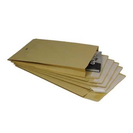 Buste a sacco avana con soffietti laterali - 30x40 cm