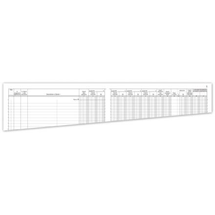 Registro delle Fatture - 50 pagine prenumerate - 31x24,5 cm