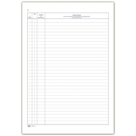 Registro Direttore dei lavori - 50 pagine - 29,7x21 cm