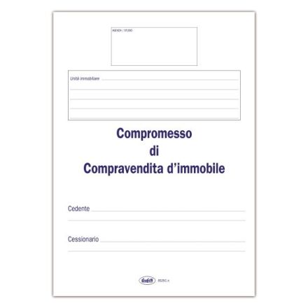 Fascicolo Compromesso compravendita d¿immobile - 32x23,5 cm