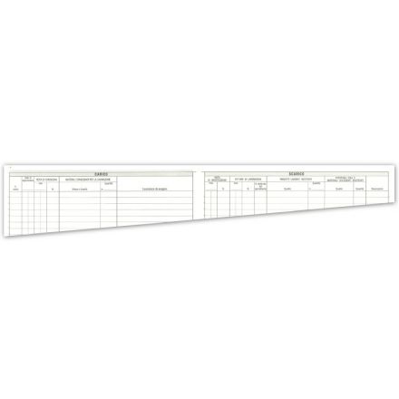Registro Merci in lavorazione (partitario) - 50 pagine - 31x24,5 cm