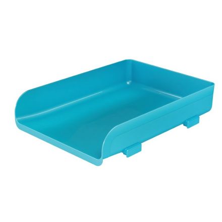 Portacorrispondenza Plastic Desk - colore celeste