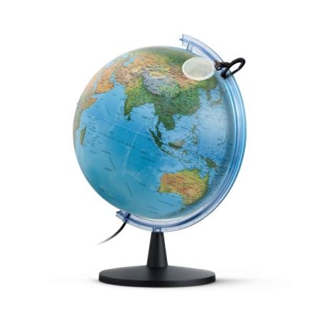 Mappamondo luminoso - Globo Elite - diametro 40 cm - cartografia fisica e politica - scritte in italiano