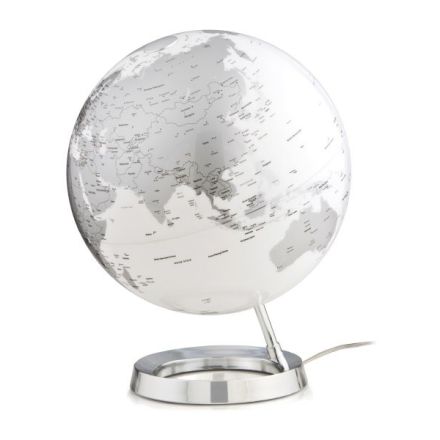 Mappamondo luminoso - Globo Light & Colour Chrome - diametro 30 cm - cartografica politica - scritte in inglese