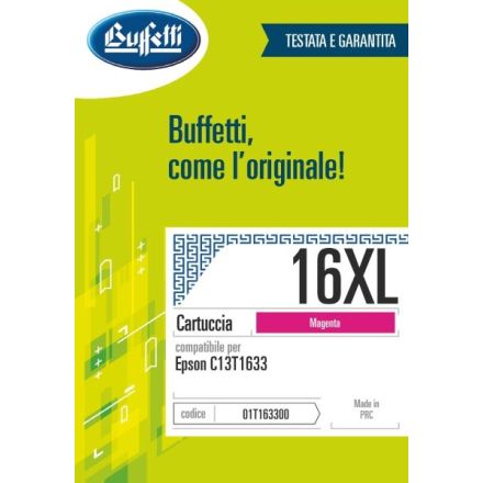 Epson Cartuccia ink jet - Compatibile 16XL C13T163340 - Magenta - 450 pag