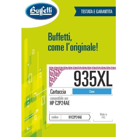 Cartuccia ink jet HP - Compatibile 935XL C2P24AE - Ciano - 825 pag