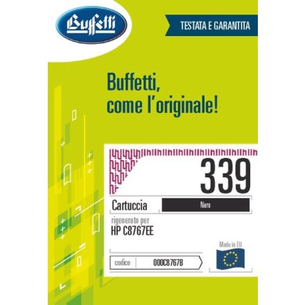 Cartuccia ink jet HP - Compatibile Rigenerato 339 C8767EE - Nero - 800 pag
