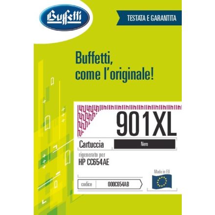 Cartuccia ink jet HP - Compatibile Rigenerato 901XL CC654AE - Nero - 700 pag