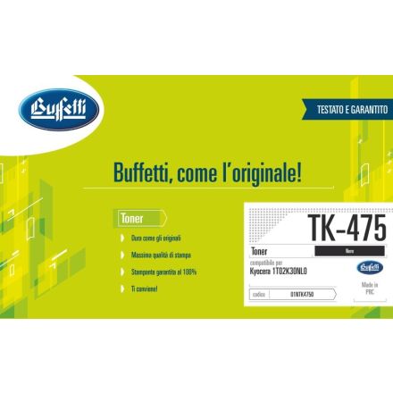 Kyocera Toner - Compatibile TK-475 1T02K30NL0 - Nero - 15.000 pag