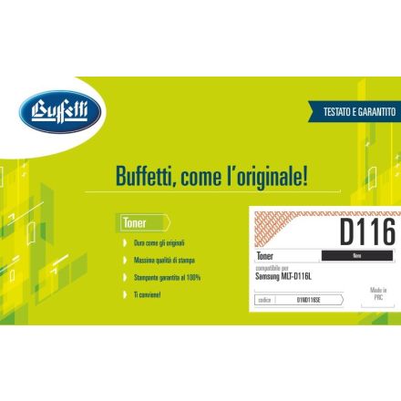 Samsung Toner - Compatibile MLTD116L MLT-D116L/ELS - Nero - 3.000 pag