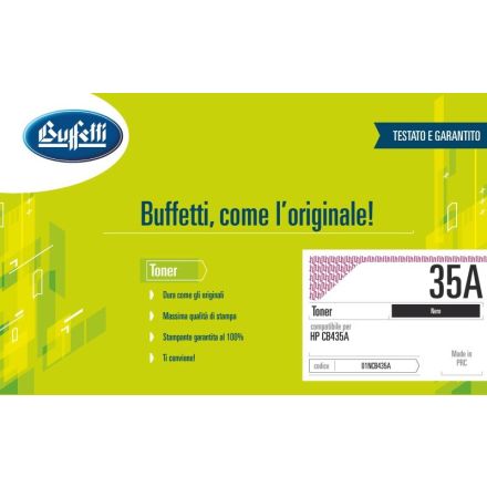 Toner HP - Compatibile 35A CB435A - Nero - 1.500 pag