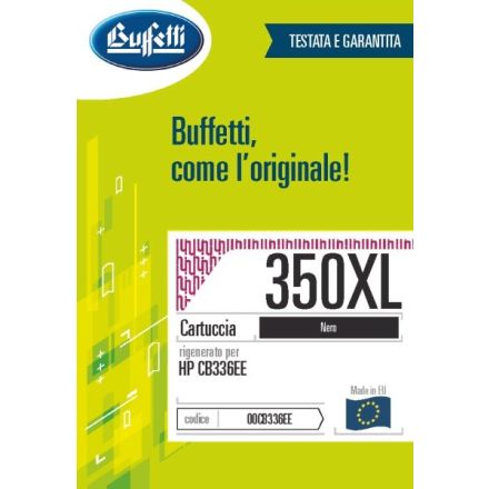Cartuccia ink jet HP - Compatibile Rigenerato 350XL CB336EE - Nero - 1.000 pag