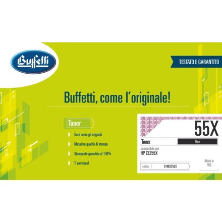 Toner HP - Compatibile 55X CE255X - Nero - 12.500 pag
