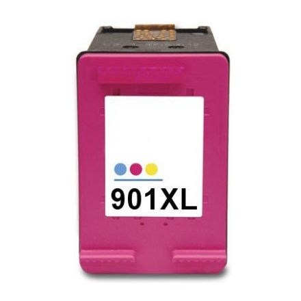 Cartuccia ink jet HP - Compatibile Rigenerato 901 CC656AE - 3 colori (Ciano, Magenta, Giallo) - 360 pag