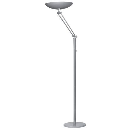 Lampada da terra - led - articolata - Varialux - grigia metallizzato