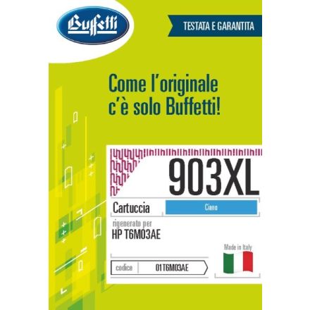 Cartuccia ink jet HP - Compatibile Rigenerato 903XL T6M03AE - Ciano - 825 pag