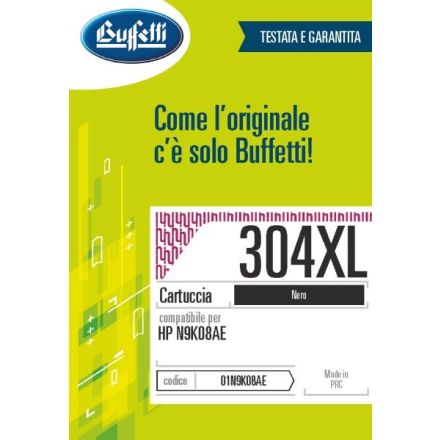 Cartuccia ink jet HP - Compatibile Rigenerato 304XL N9K08AE - Nero