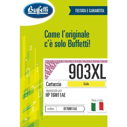Cartuccia ink jet HP - Compatibile Rigenerato 903XL T6M11AE - Giallo - 825 pag