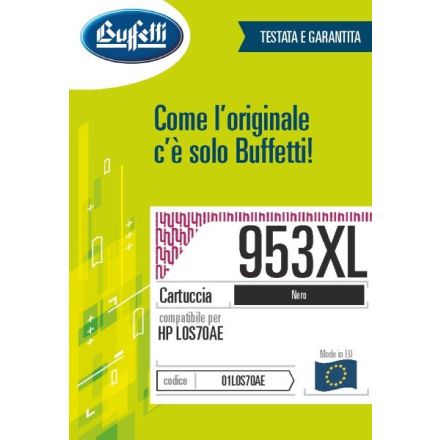 Cartuccia ink jet HP - Compatibile Rigenerato 953XL L0S70AE - Nero