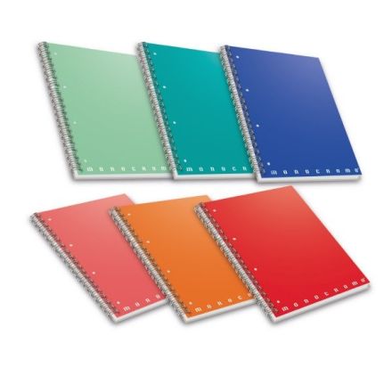 Maxiquaderni skip Monocromo - Rigatura 4M - Quadretto elementari e medie - 80 g - copertine assortite
