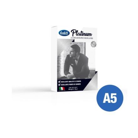 Carta per fotocopie Buffetti Platinum - A5 - 21x15 cm - 80 g