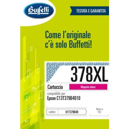 Epson Cartuccia ink jet - Compatibile 378XL T3796 - Magenta CHIARO - 830 pag