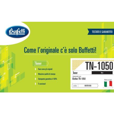 Brother Toner - Compatibile Rigenerato TN-1050 - Nero - 1.000 pag