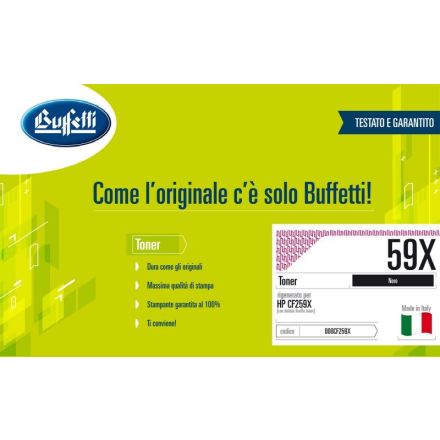 Toner HP - Compatibile Rigenerato 59X CF259X - con lettura livello toner - Nero - 10.000 pag