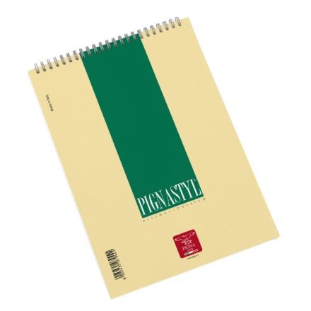 Blocco notes Pignastyl - A5 - BI - Bianco - spirale - 60 fogli da 80 g