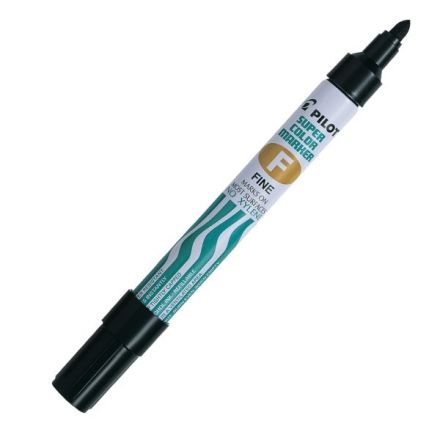 Marcatore permanente - nero - Tipo punta tonda - Tratto 1 mm